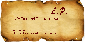 László Paulina névjegykártya